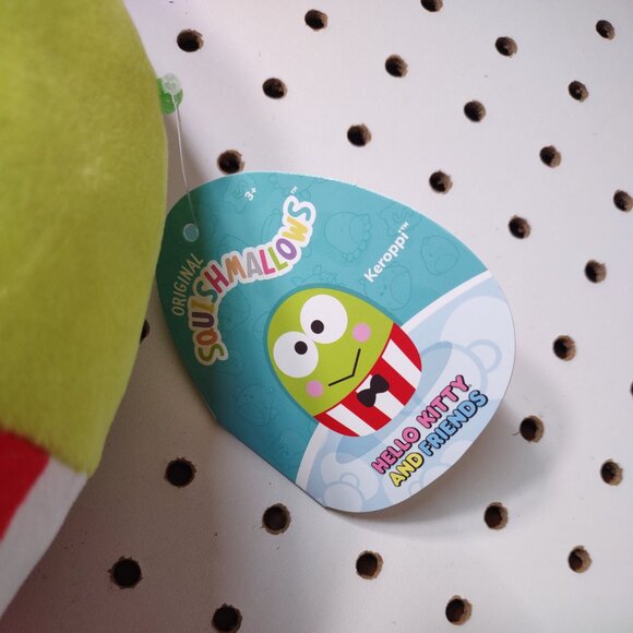 Hello Kitty and Friends Squishmallows, Badtz Maru and Keroppi, Size 8 Inch, NWT - Picture 6 of 6